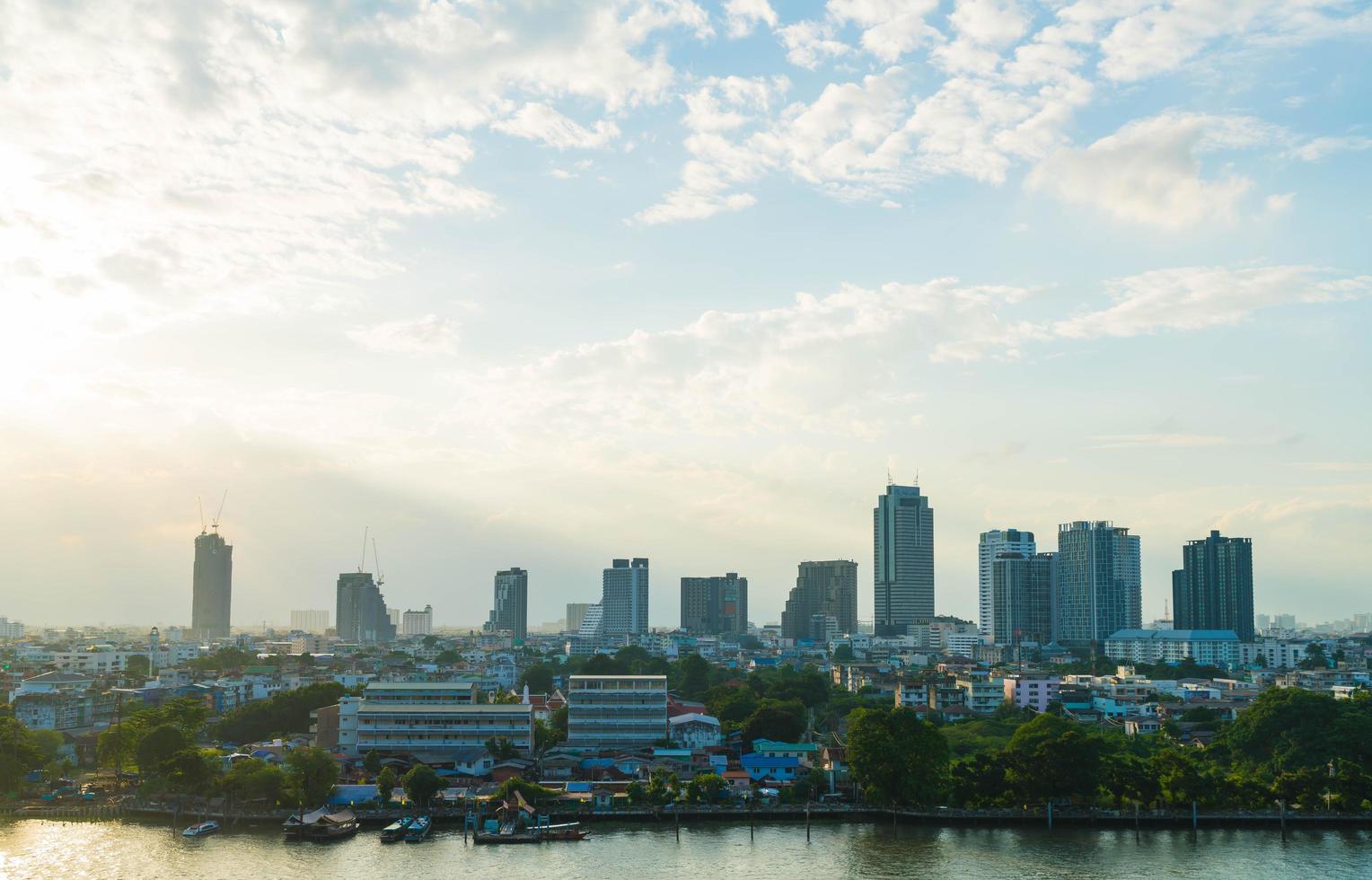 bangkok stad in thailand foto