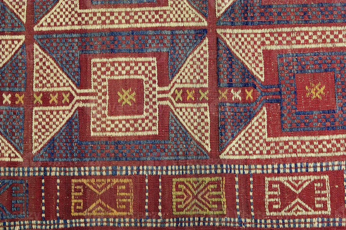 traditioneel handgemaakt Turks tapijt foto