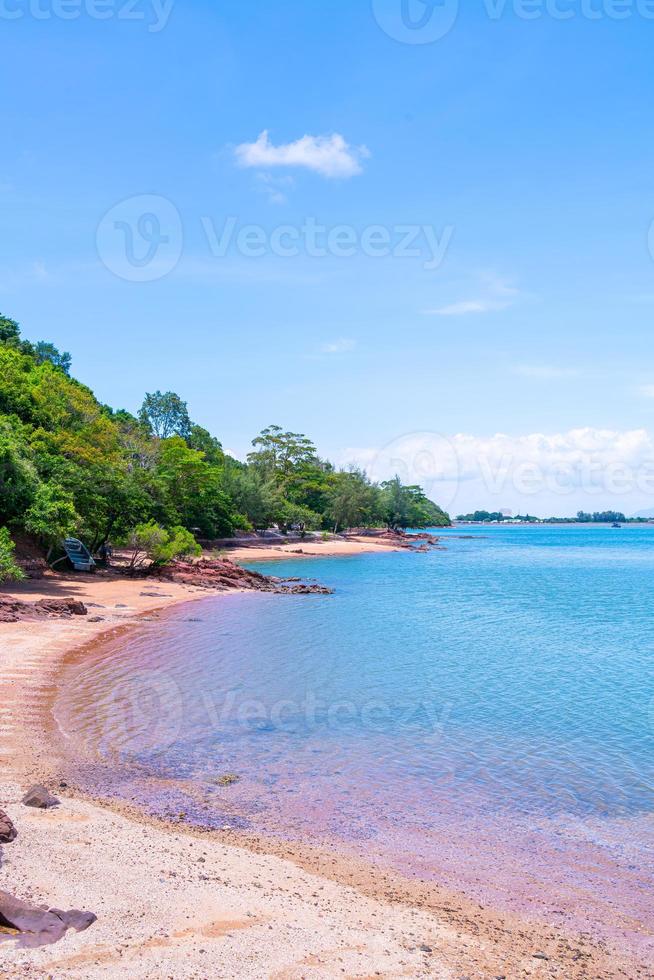 de roze kust of lan hem chomphu Bij chanthaburi in Thailand foto