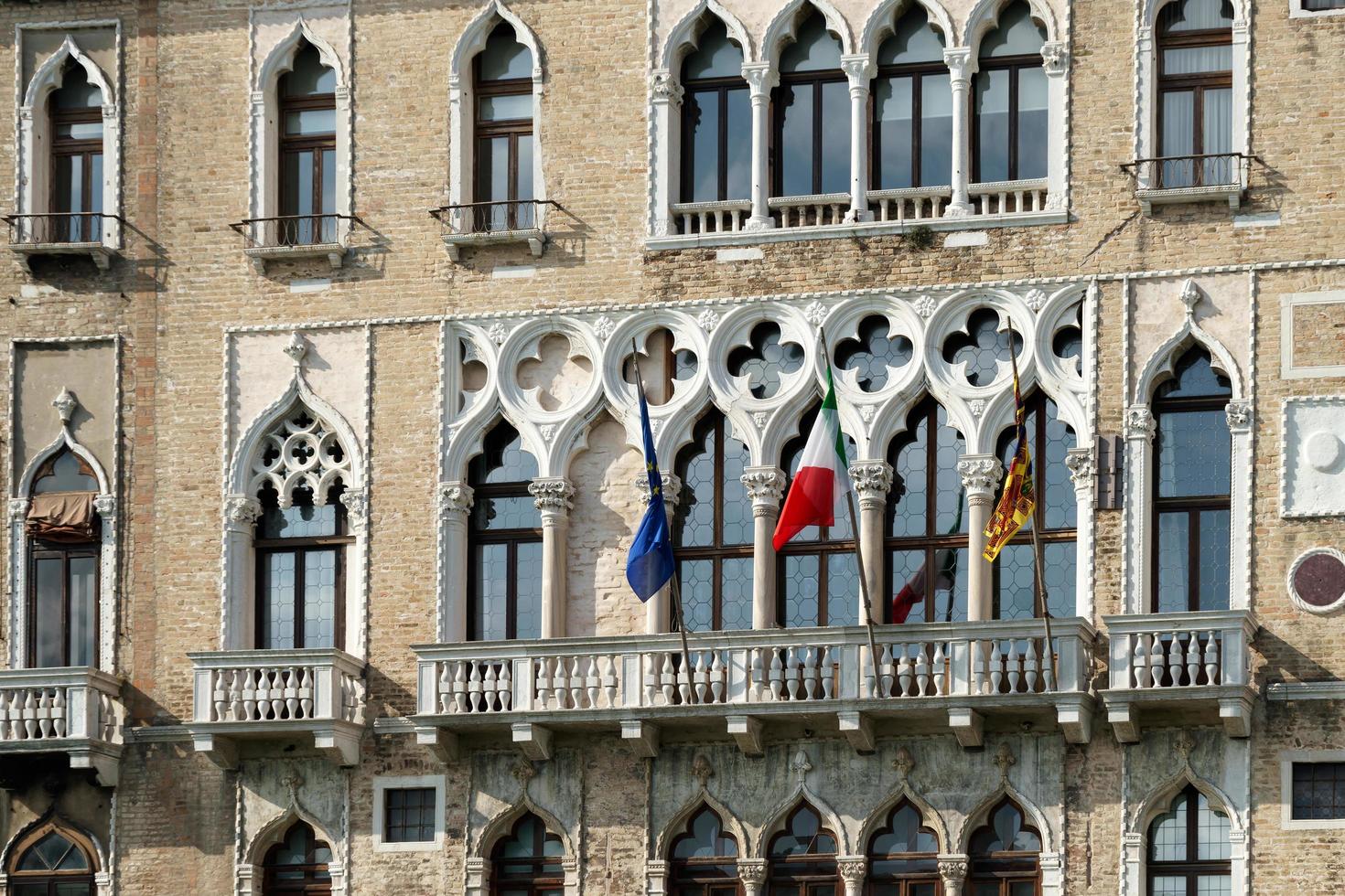 Venetië, Italië - oktober 12, 2014. historisch architectuur van Venetië foto