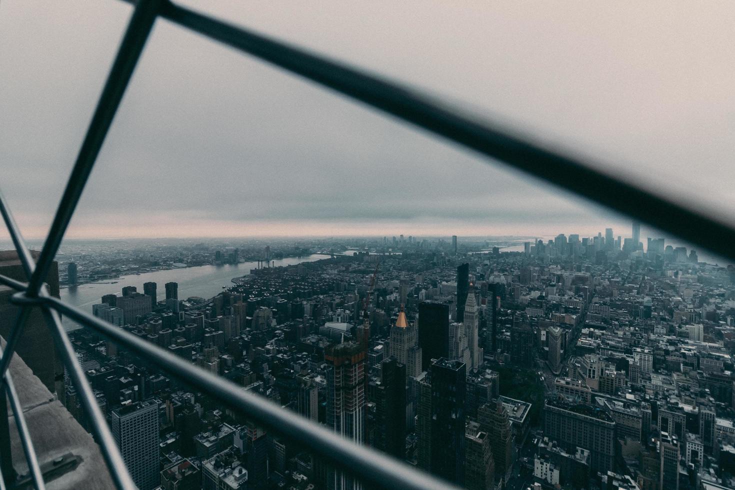 luchtfoto van New York City foto