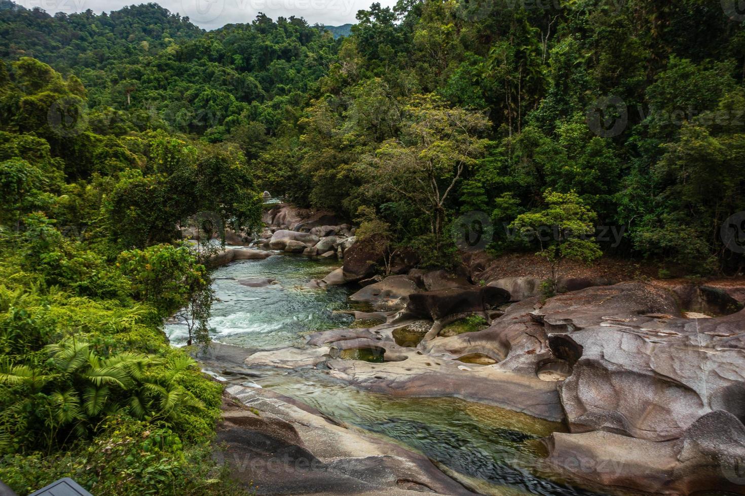 antenne schoten van babinda keien qld Australië foto