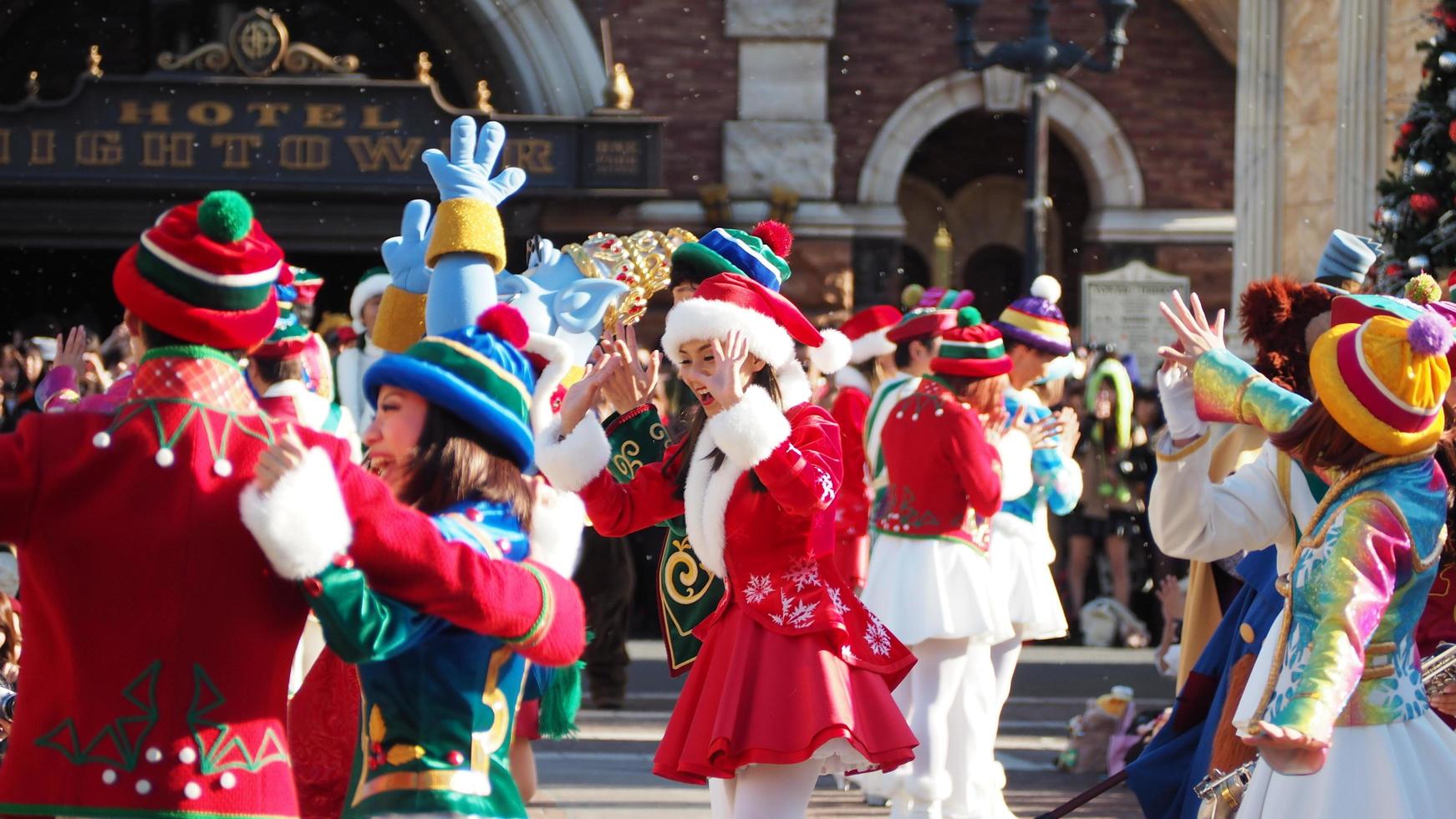 tokyo Japan. november 27 2014. Disney mascottes show. foto