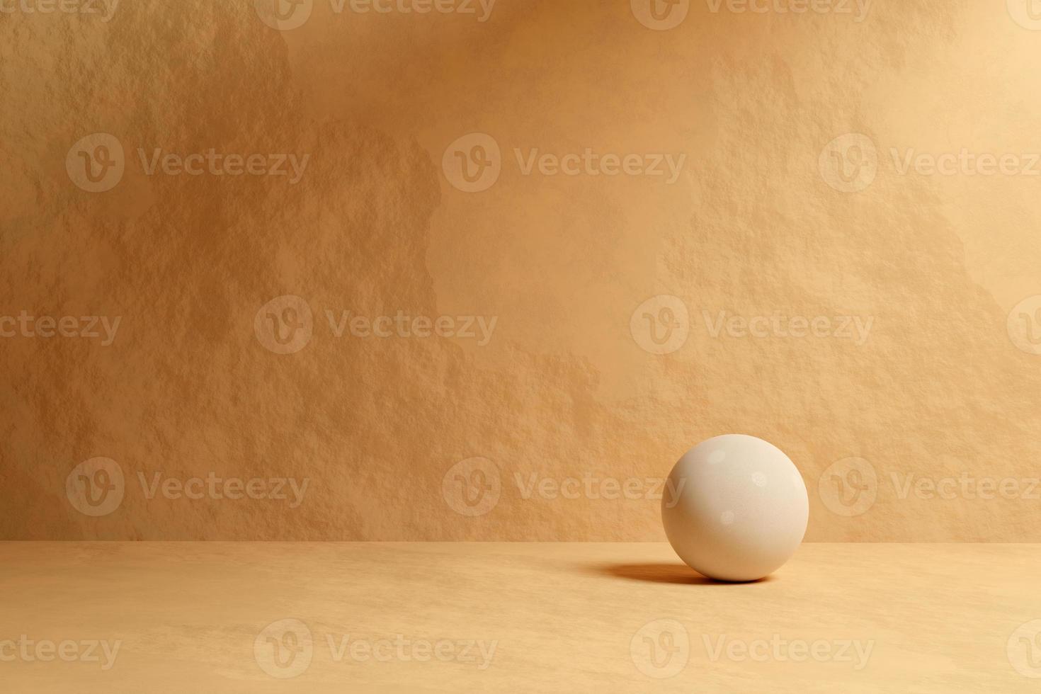 beige zandsteen podium mockup foto