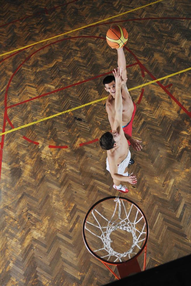 basketbal spel visie foto