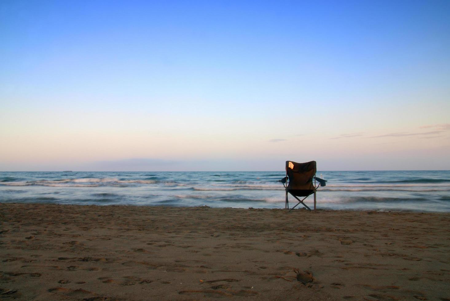 strand stoel visie foto