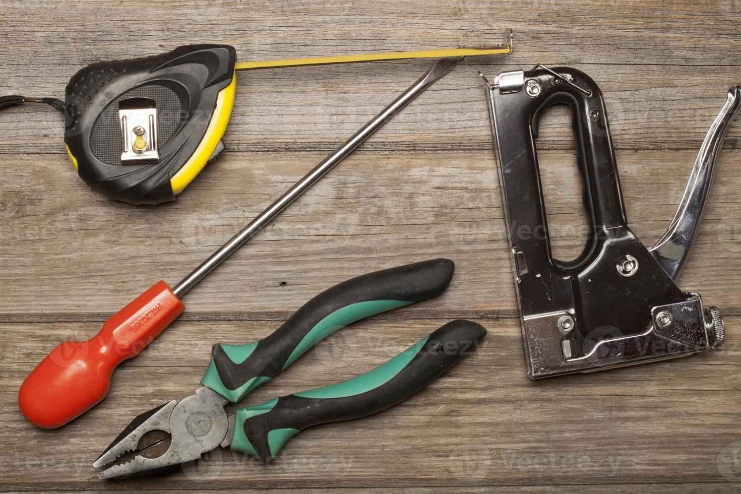 bouw handleiding gereedschap voor werk in productie foto