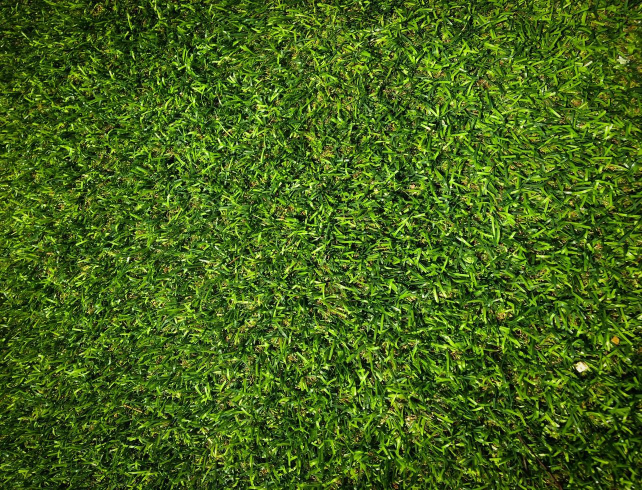 detailopname visie van groen gras voetbal veld- achtergrond. behang voor werk en ontwerp. foto