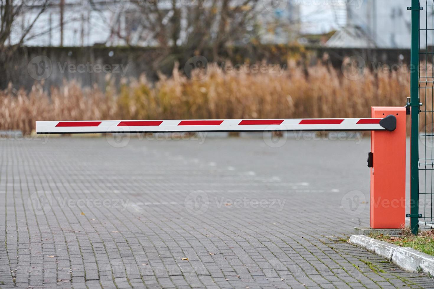 parkeren poort, automatisch auto barrière systeem foto