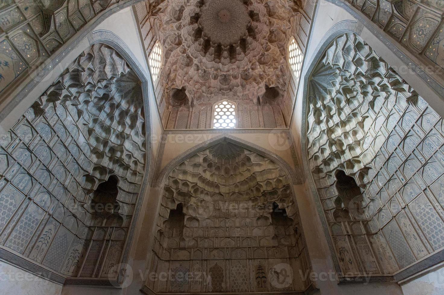 de shahi zinda gedenkteken complex in samarkand, Oezbekistan foto