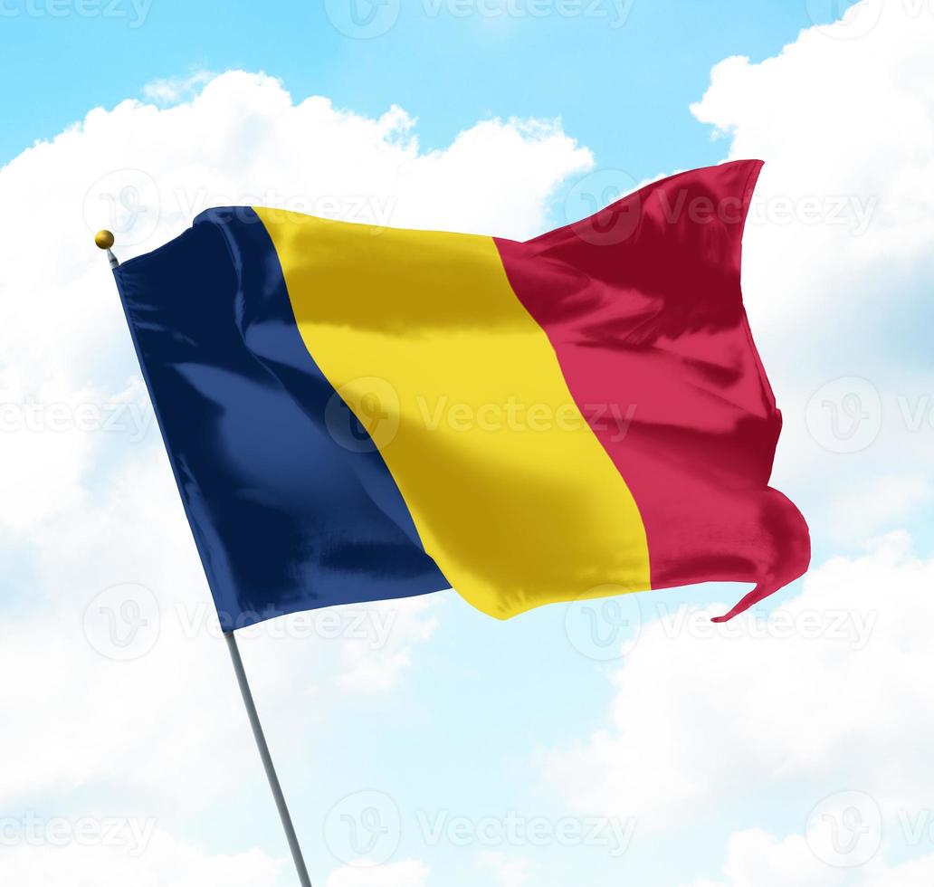 vlag van Tsjaad foto