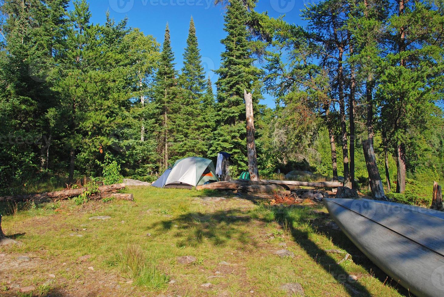 wildernis camping in quetico foto