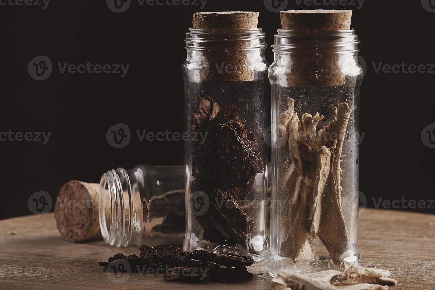 detailopname fotografie van aromatisch specerijen foto