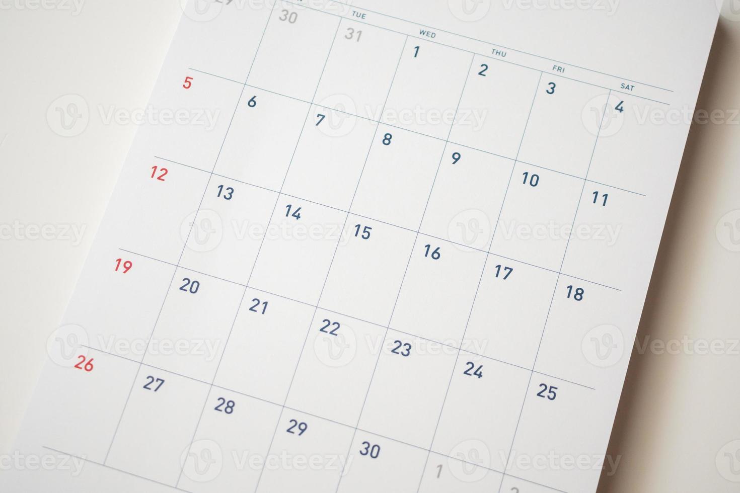 kalender bladzijde datum achtergrond bedrijf planning afspraak vergadering concept foto