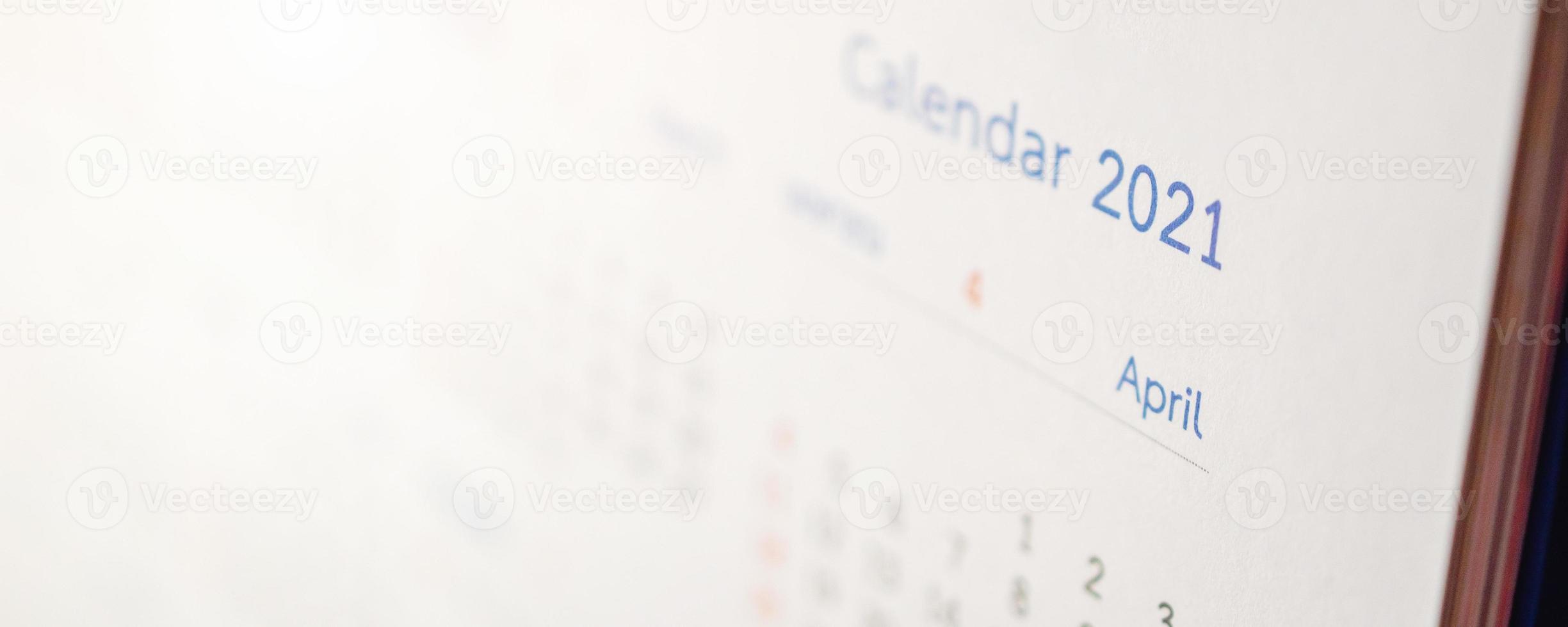 2021 kalender bladzijde achtergrond bedrijf planning afspraak vergadering concept foto