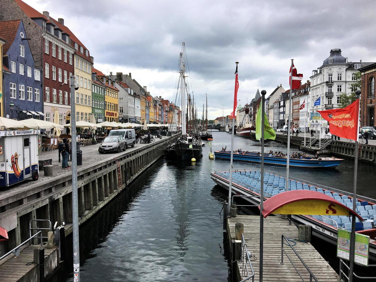 copenhagan in Denemarken in mei 2017. een visie van copenhagan in Denemarken foto