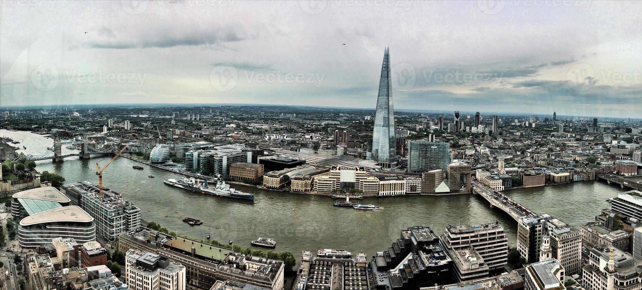 een luchtfoto van londen foto