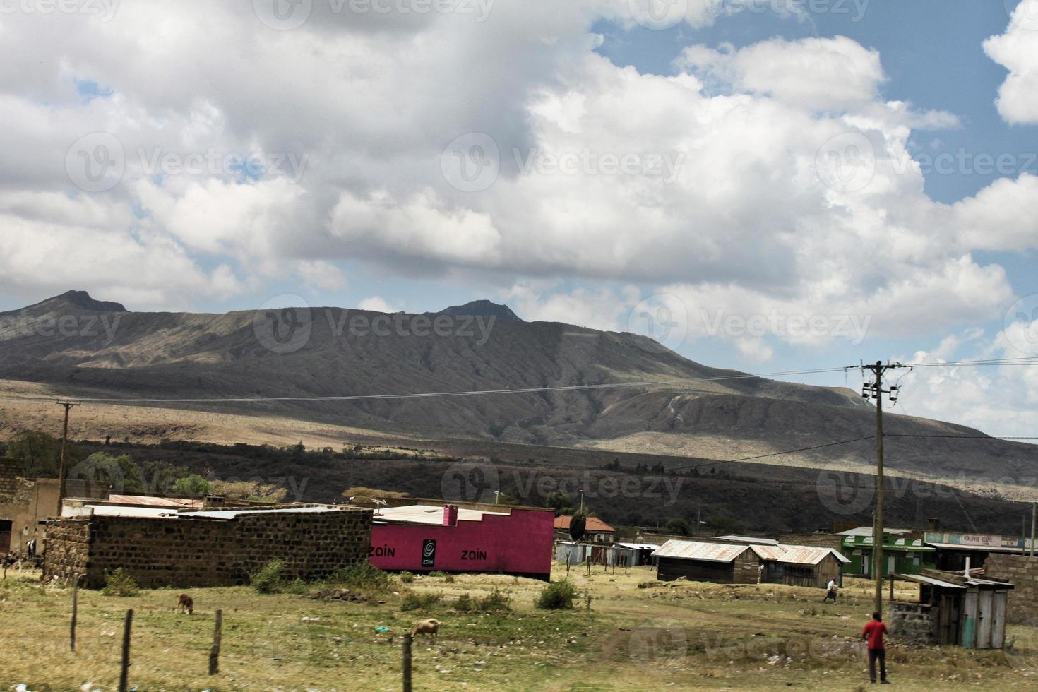 een visie van Kenia in de buurt kimilili foto