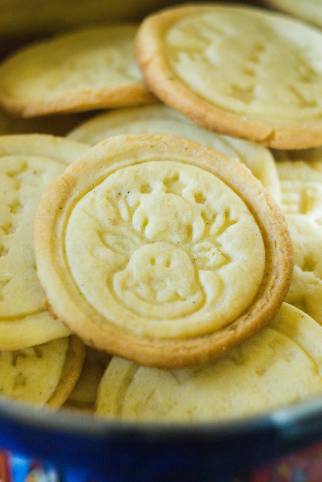 kerst rendier koekje in de doos foto