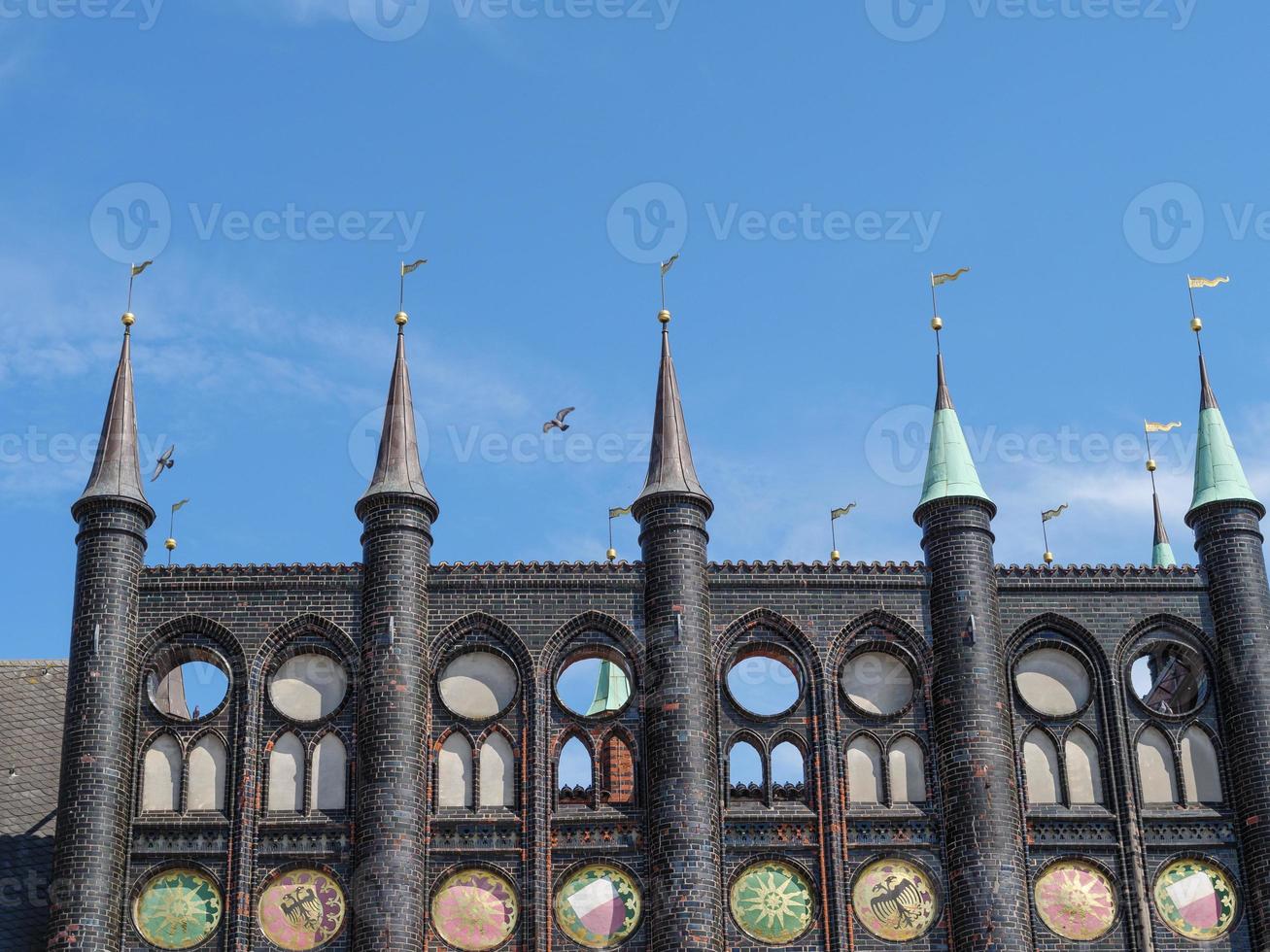 de stad van luebeck foto