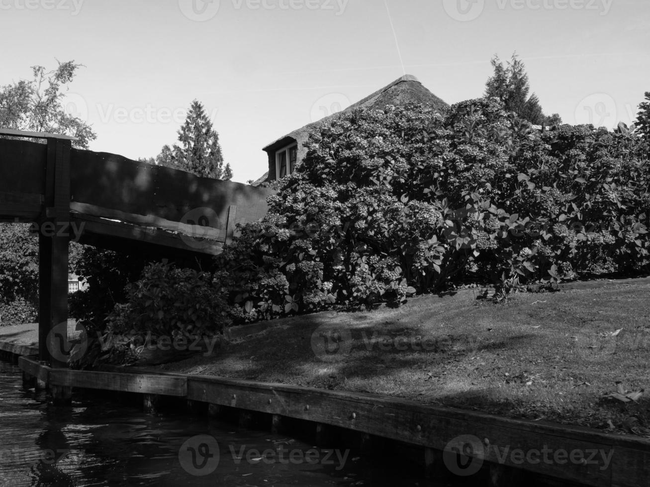 giethoorn dorp in Holland foto