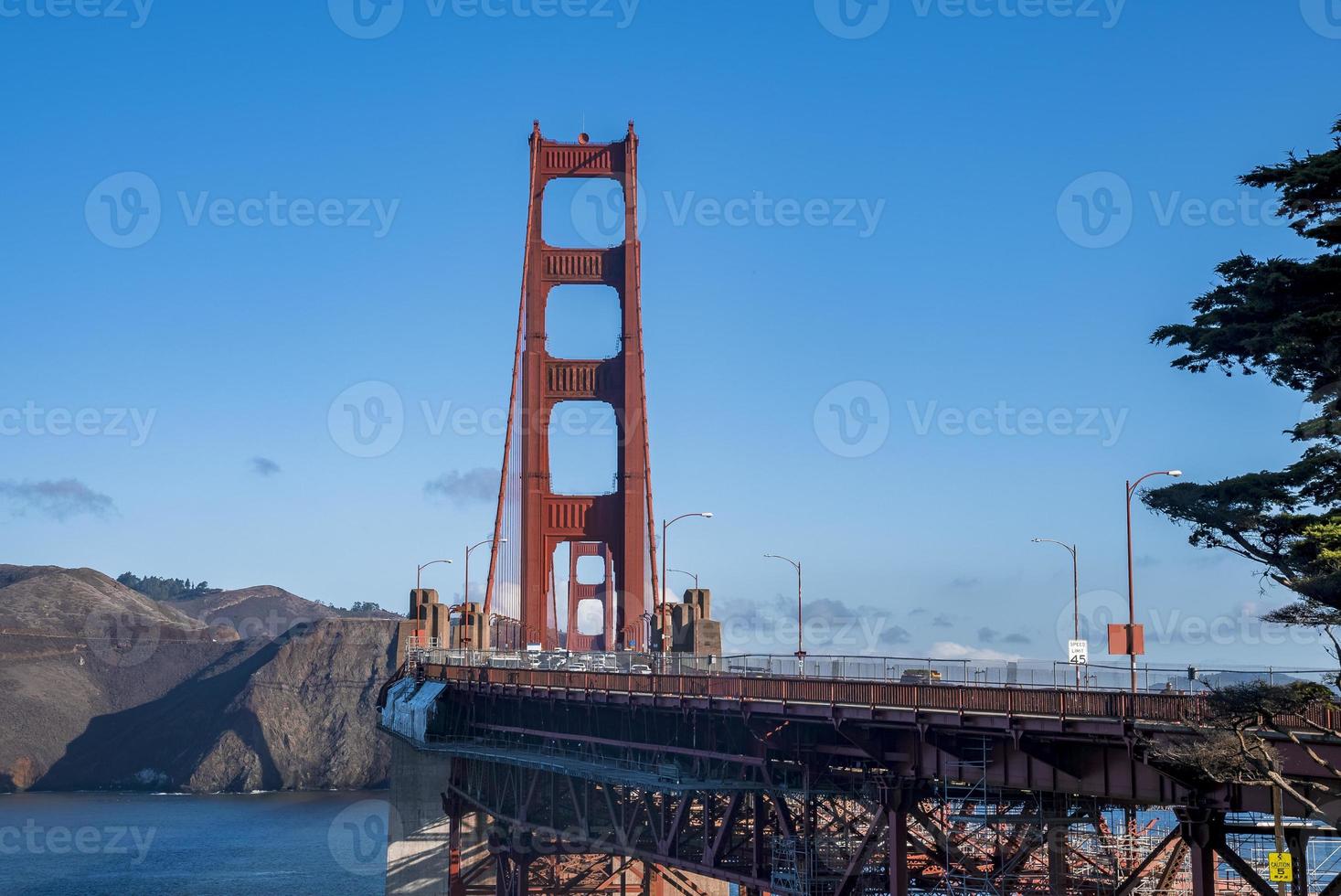 beroemd gouden poort brug in san francisco, Verenigde Staten van Amerika. mooi san francisco. foto