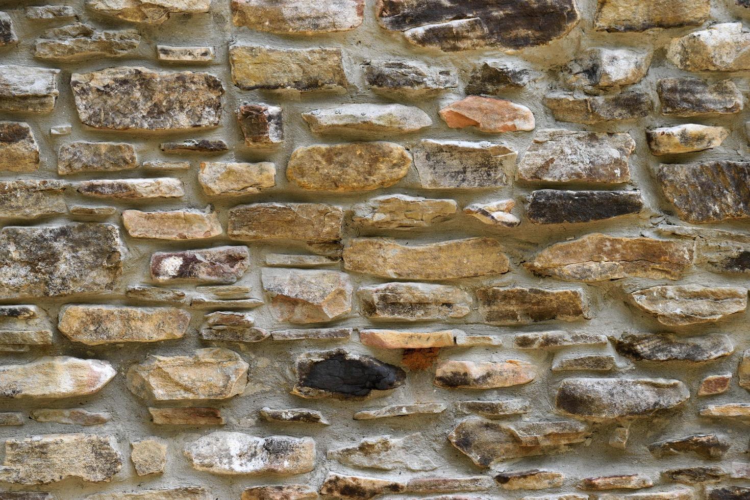 bruine stenen muur foto