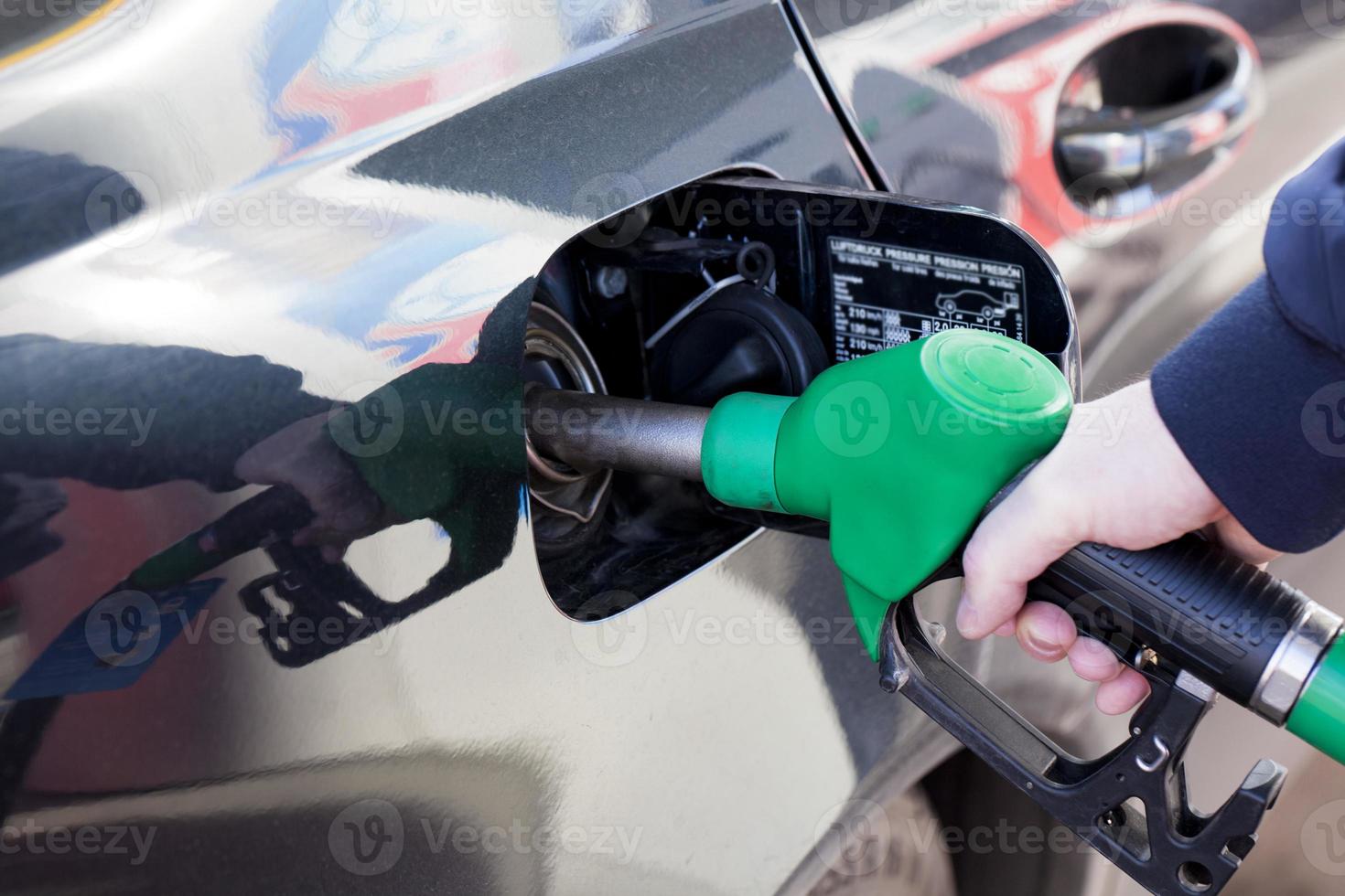 brandstof bijvullen, gas- station, olie extractie foto