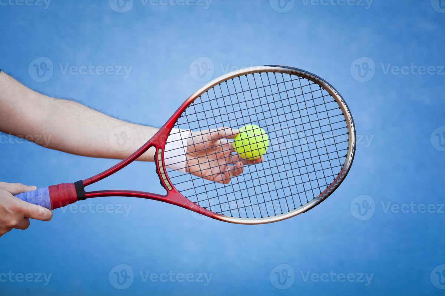 tennis racket, klei rechtbank, wta tour, rolland garros foto