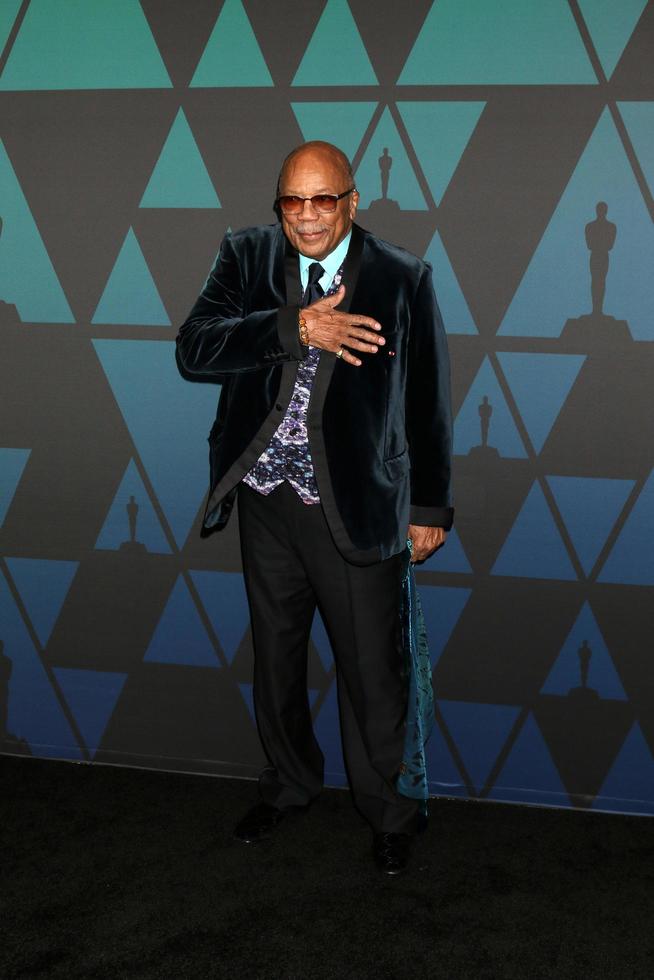 los angeles - nov 18 - quincy Jones Bij de 10e jaar- gouverneurs prijzen Bij de straal dolby balzaal Aan november 18, 2018 in los engelen, ca foto