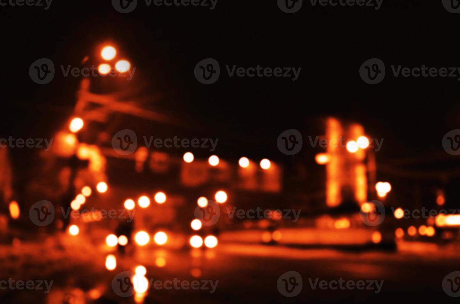 wazig landschap van nacht stad foto