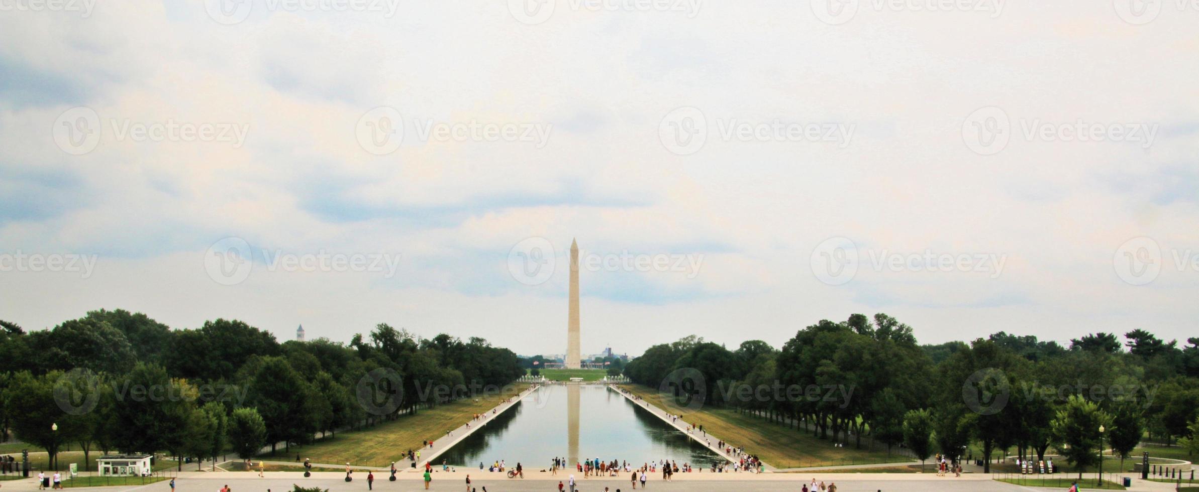 een visie van de Washington monument foto