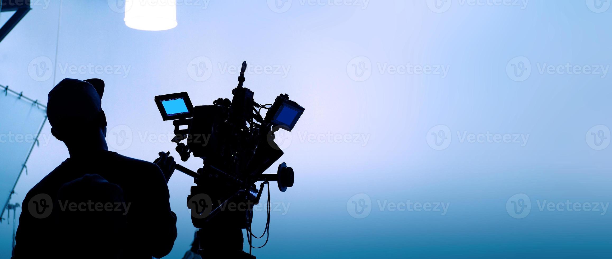 video of film productie studio gebruikt in het schieten videografie of fotografie en foto stelt.