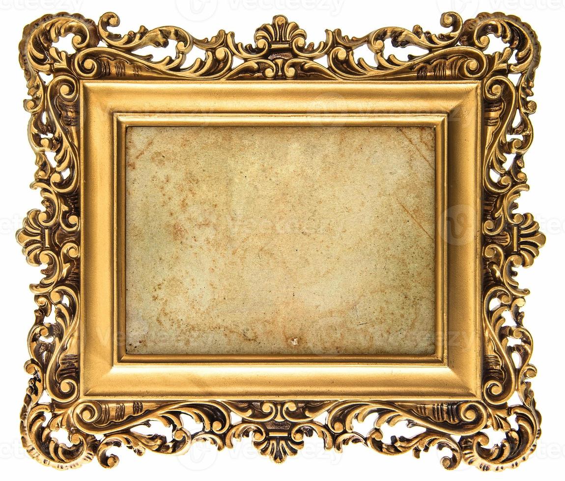 gouden fotolijst in barokstijl met canvas foto