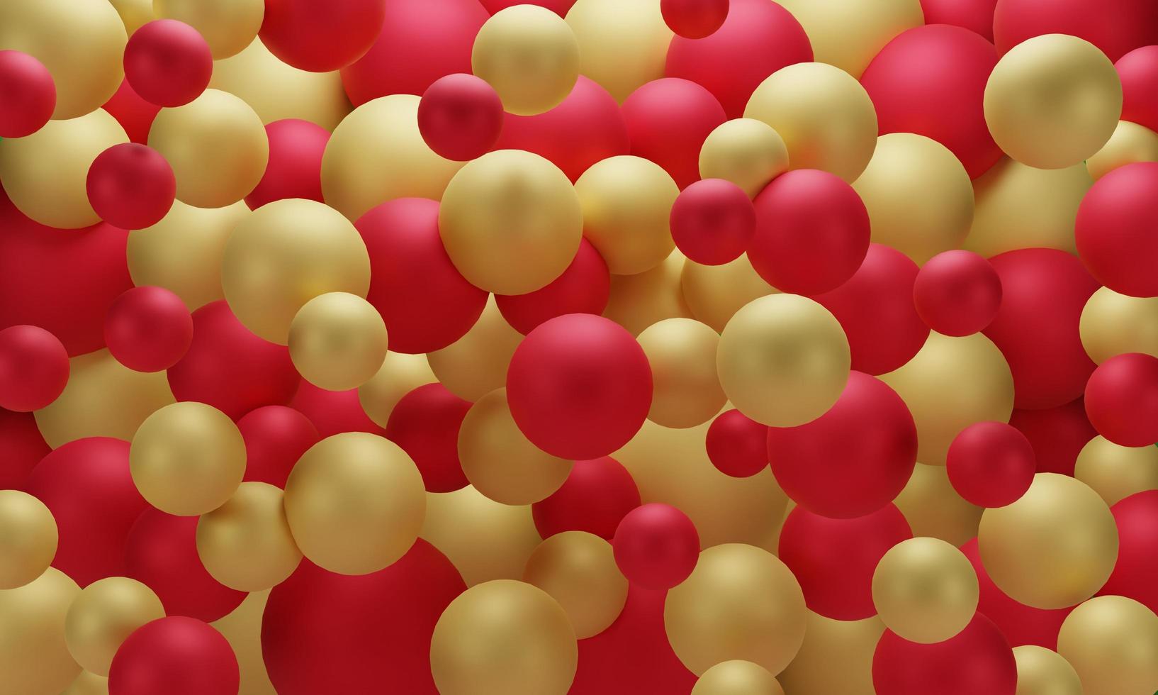 abstract 3d achtergrond. 3d renderen met kleurrijk ballen. foto