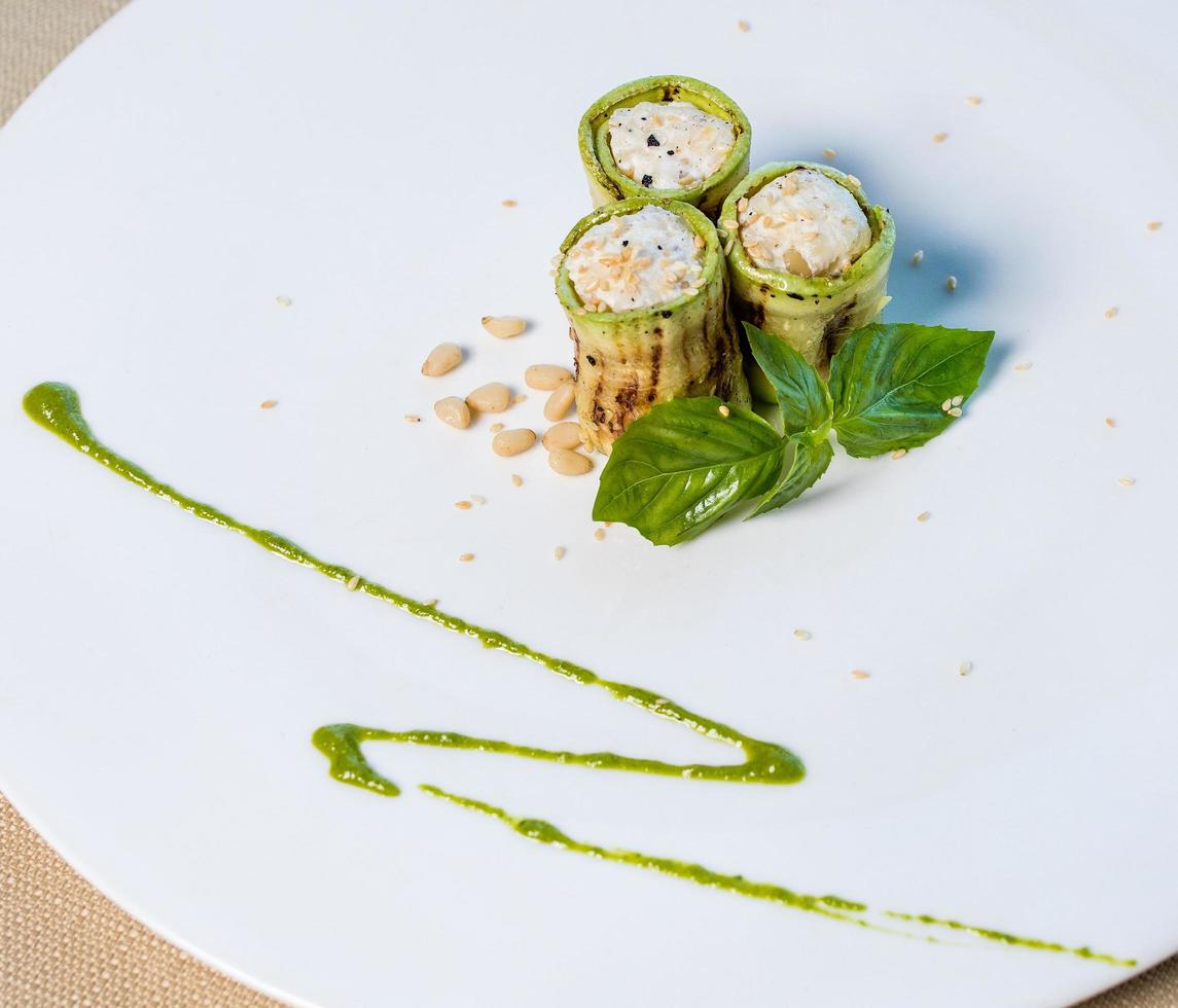 courgette roll-ups foto