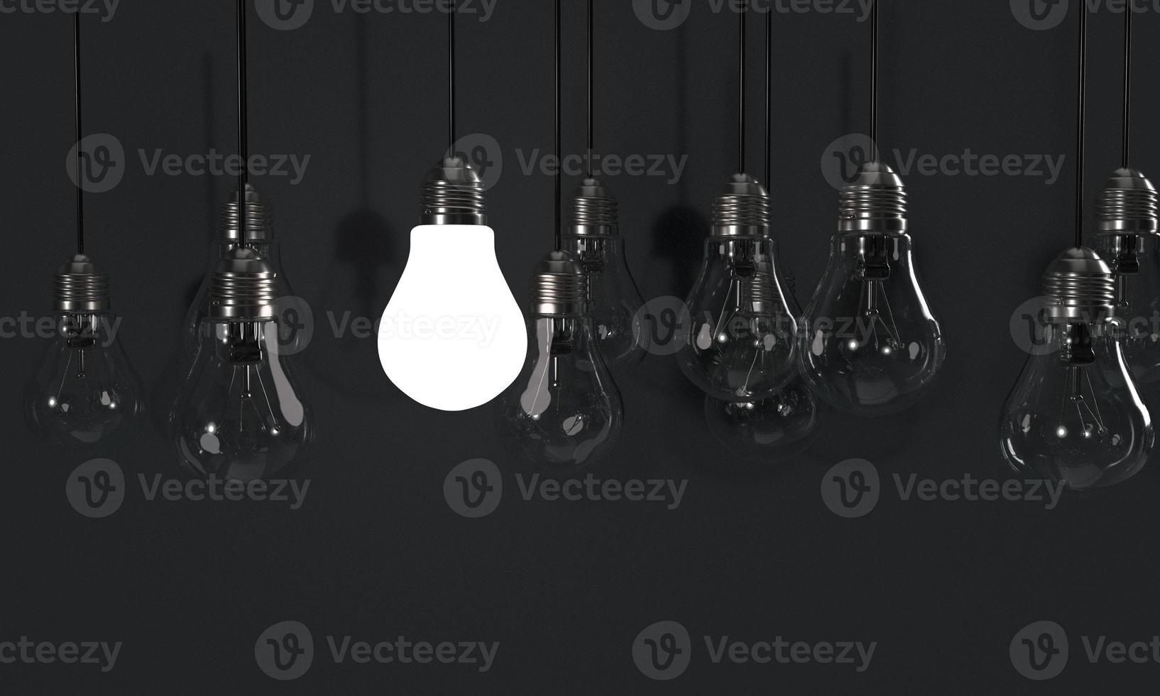 gloeilamp lamp creatief idee symbool bedrijf verschillend idee innovatie inspiratie licht verbeelding energie macht technologie technologie intelligentie- brainstorm genie digitaal plan afzet foto