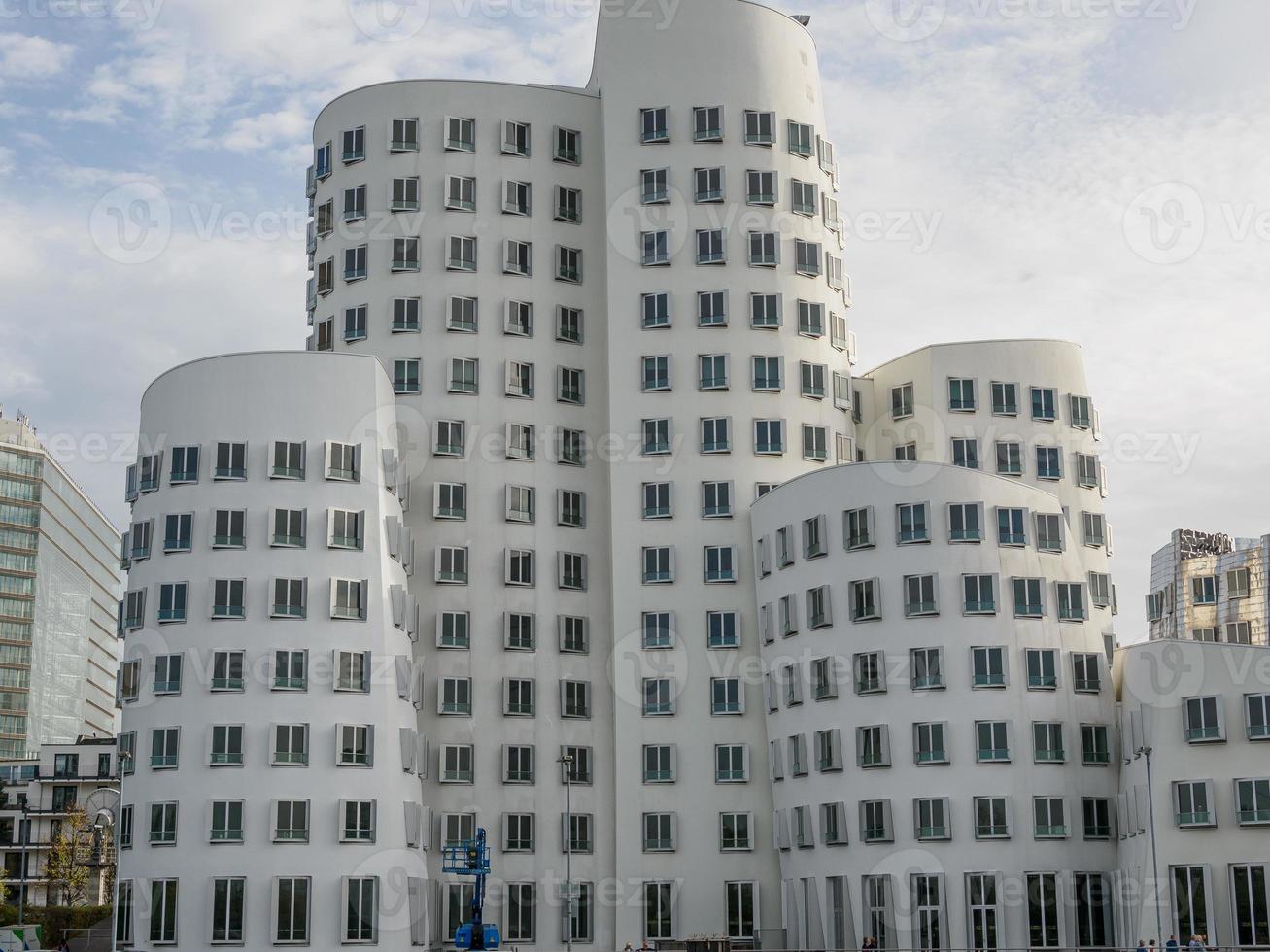 dusseldorf Bij de Rijn rivier- foto