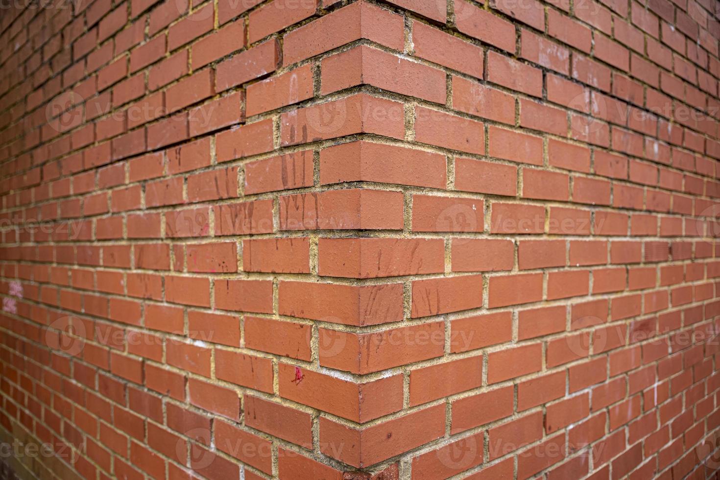 rood steen muur achtergrond buiten van de gebouw, Londen, uk. foto