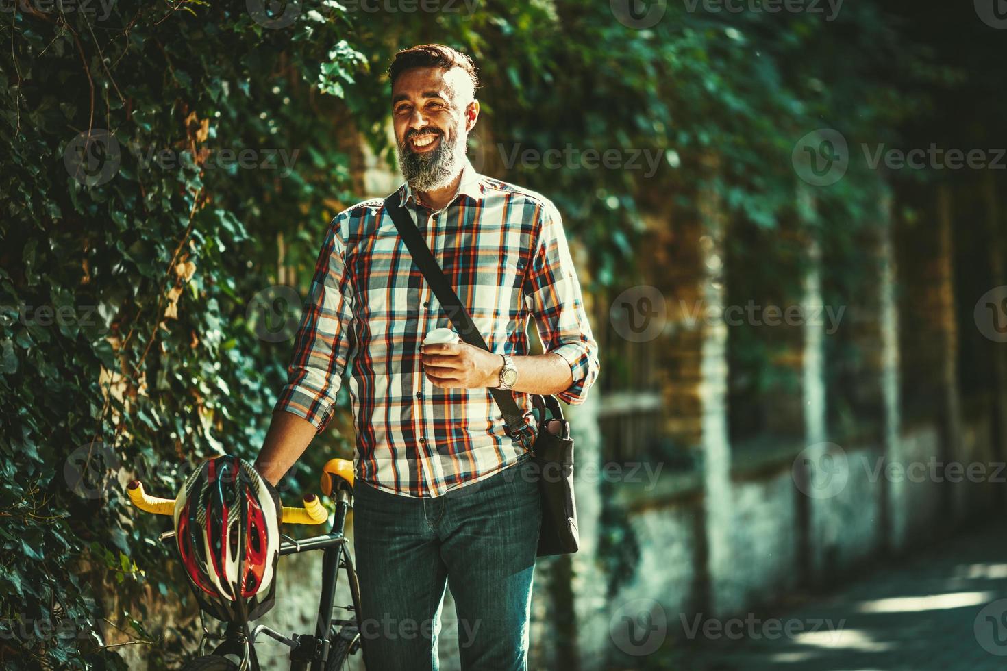 alleen maar me en mijn fiets foto