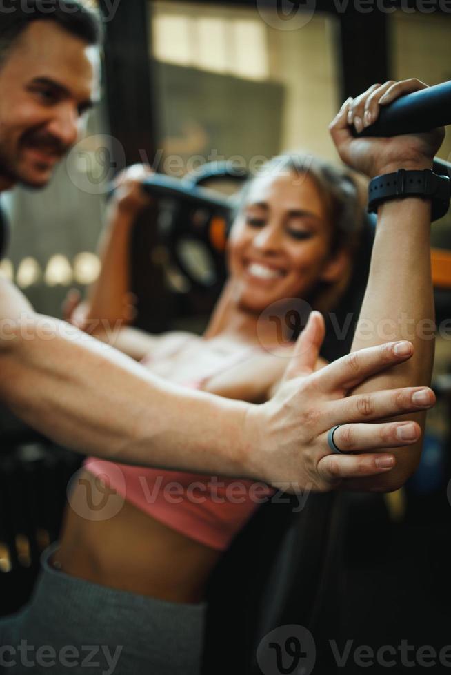 onderwijs haar hoe naar worden veilig gedurende een training foto