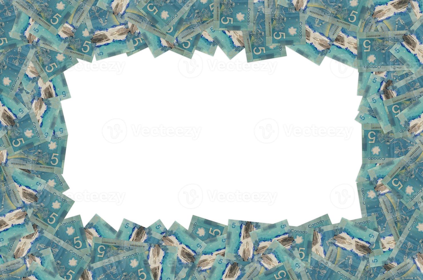 dextre en canadarm2 Aan Canada 5 dollars 2013 polymeer bankbiljet patroon foto