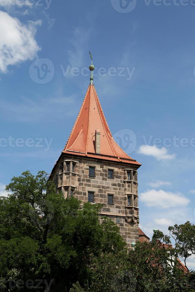 poort toren tiergartnertor in Neurenberg, Duitsland foto