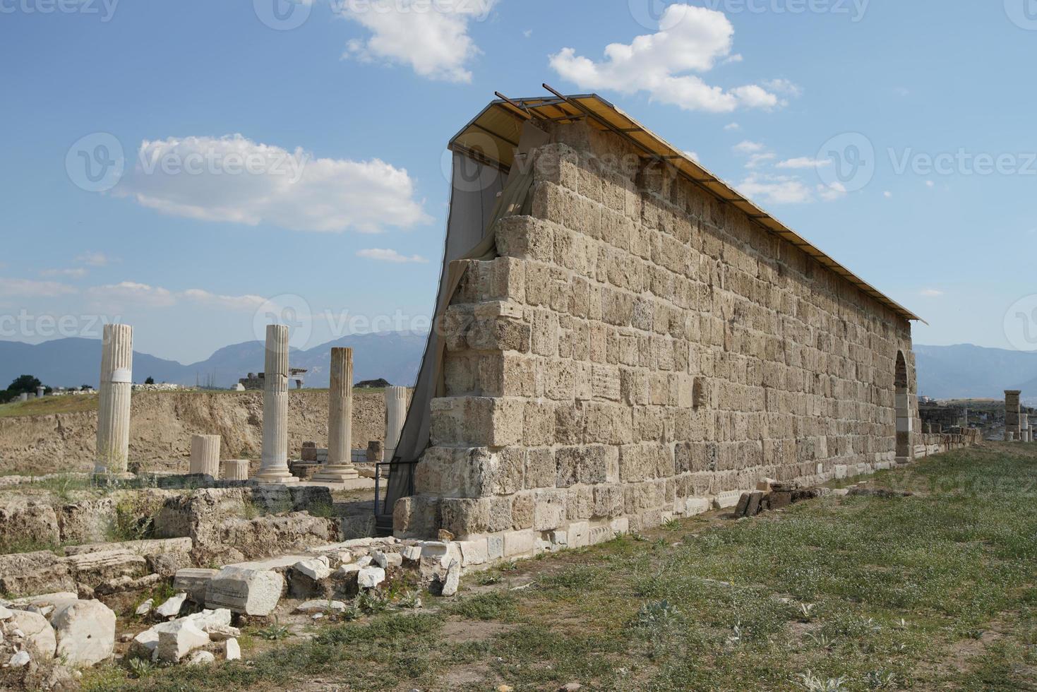 laodicea Aan de lycus oude stad in denizli, turkiye foto