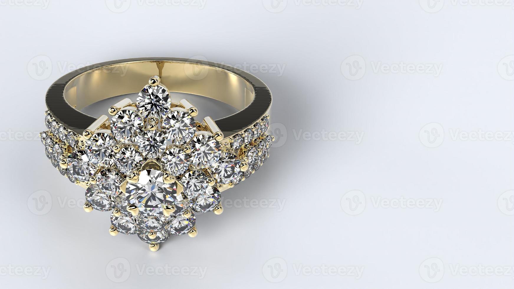 bruiloft, ring, goud, zilver, diamant, verloving, mode, huwelijk, steen, 3d geven foto