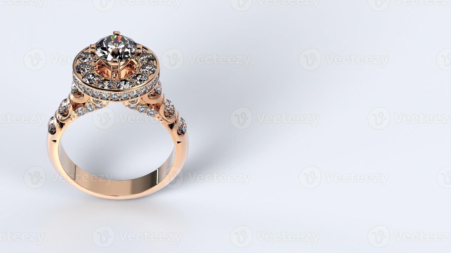 bruiloft, ring, goud, zilver, diamant, verloving, mode, huwelijk, steen, 3d geven foto