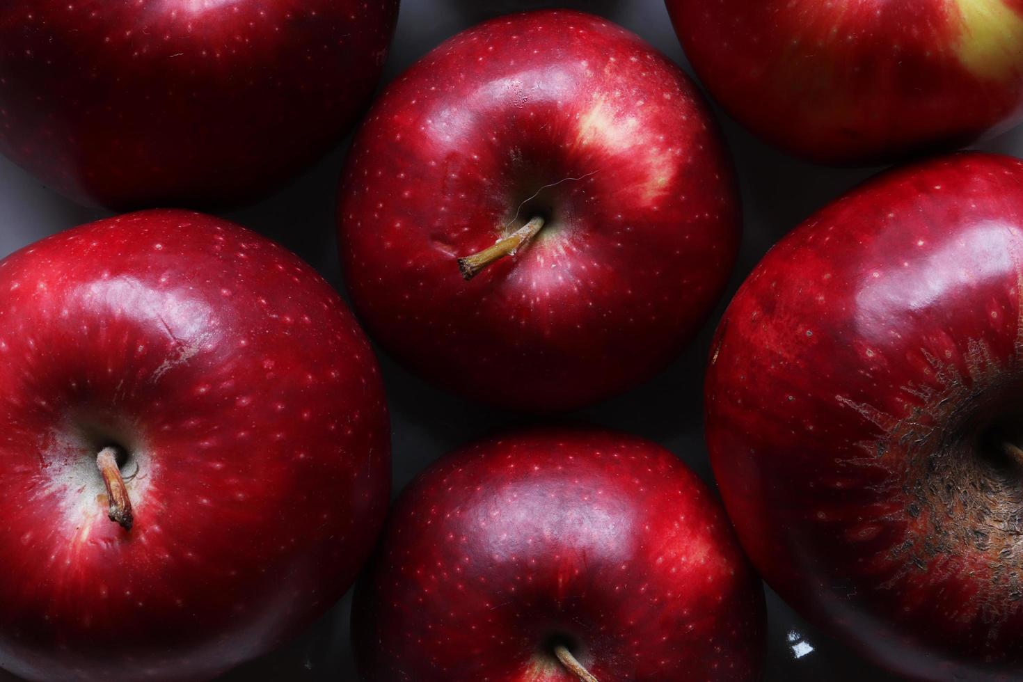 fotografie van appels voor voedselachtergrond foto