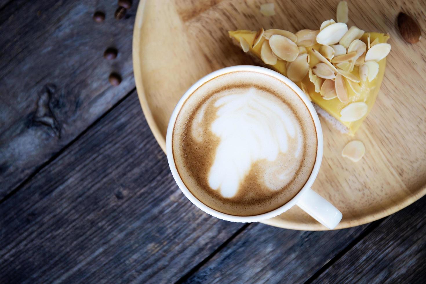 koffie en dessert foto