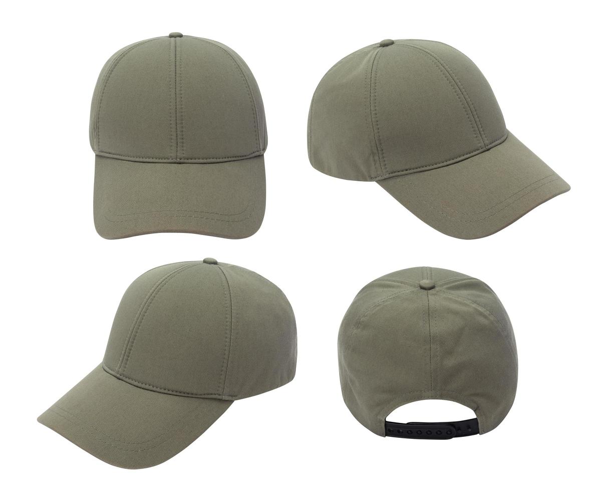 groen baseballcap mockup foto