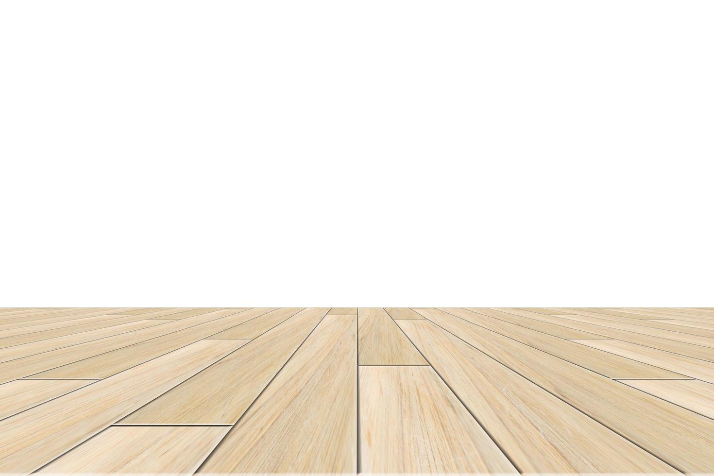houten vloer op witte achtergrond foto